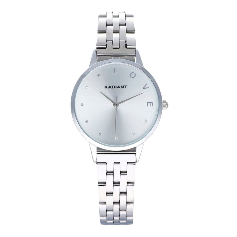 RADIANT Gray Stainless Steel Dress Watch