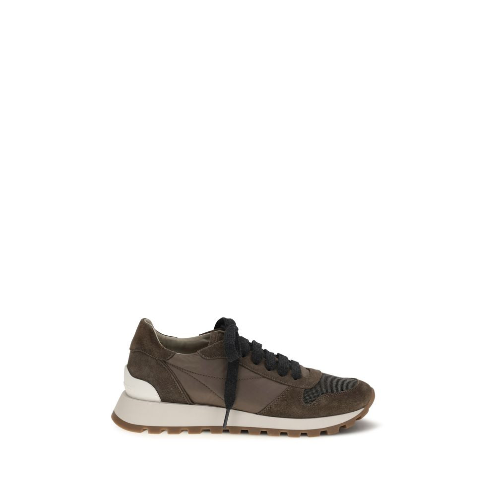 Brunello Cucinelli Brown Athletic Sneakers for Women