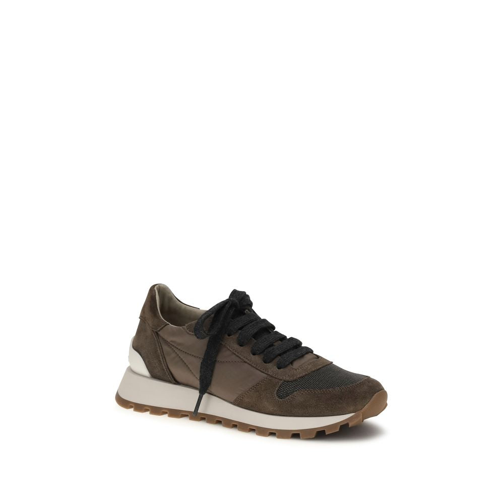 Brunello Cucinelli Brown Athletic Sneakers for Women alternate view