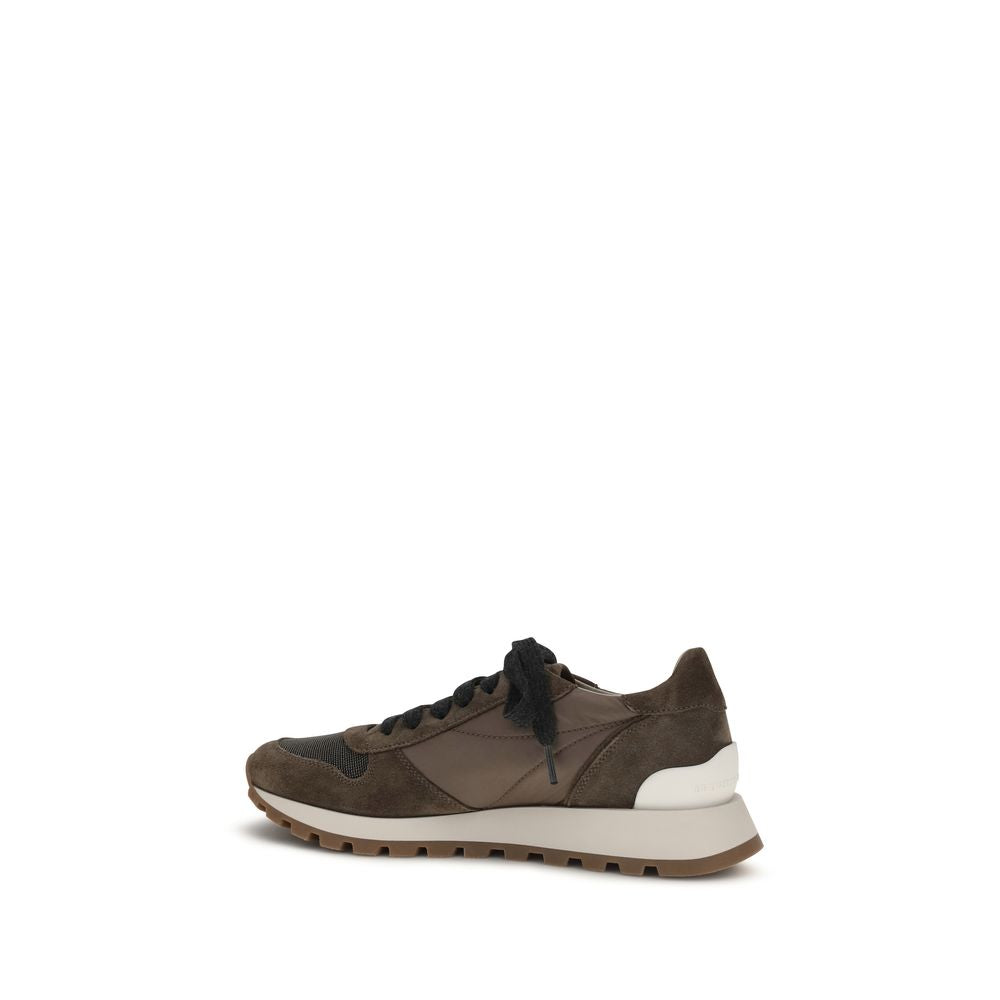 Brunello Cucinelli Brown Athletic Sneakers for Women detail view
