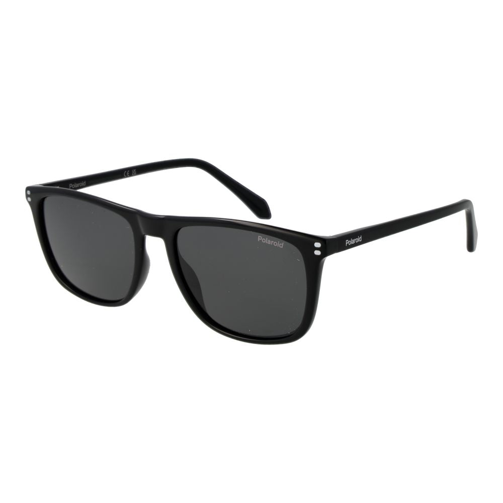 Lunettes de soleil Polaroid en acétate noir