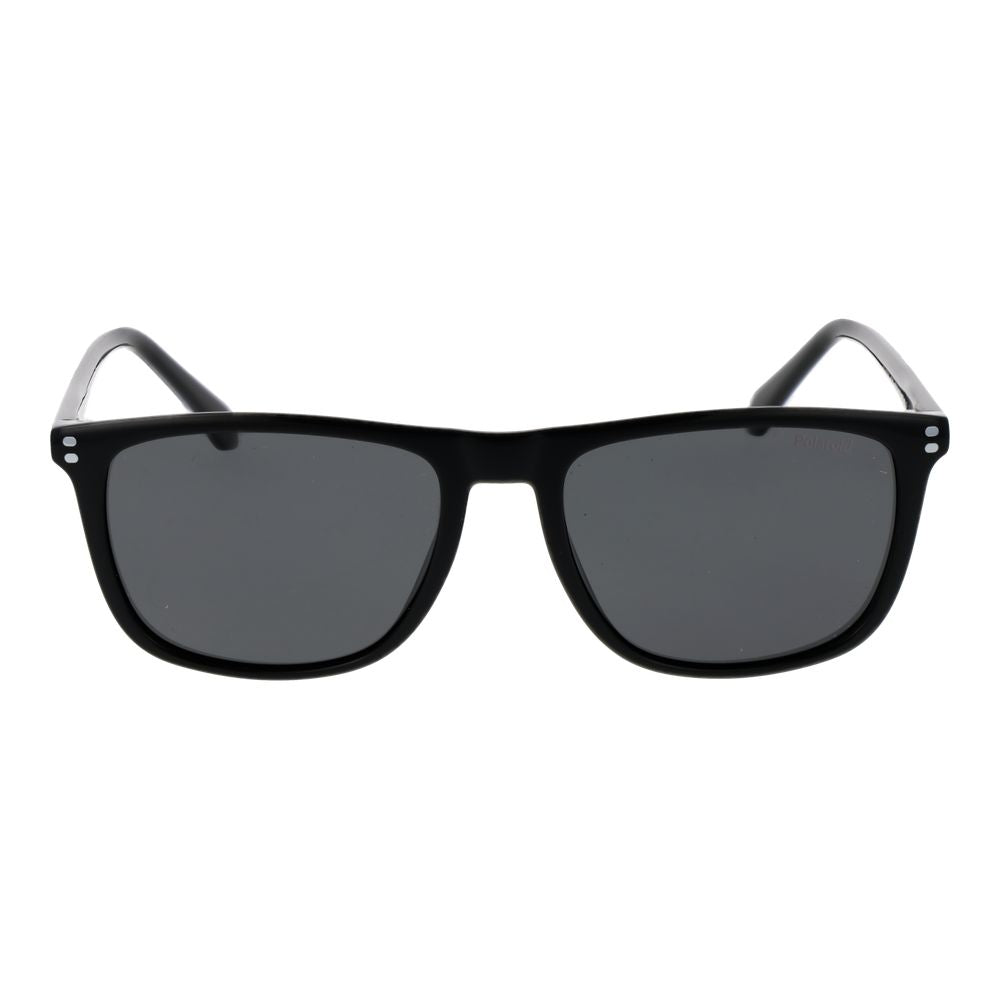 Lunettes de soleil Polaroid en acétate noir