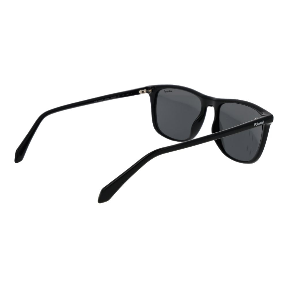 Lunettes de soleil Polaroid en acétate noir