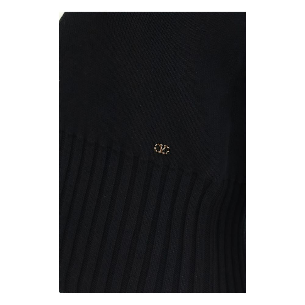 Cardigan en coton noir Valentino