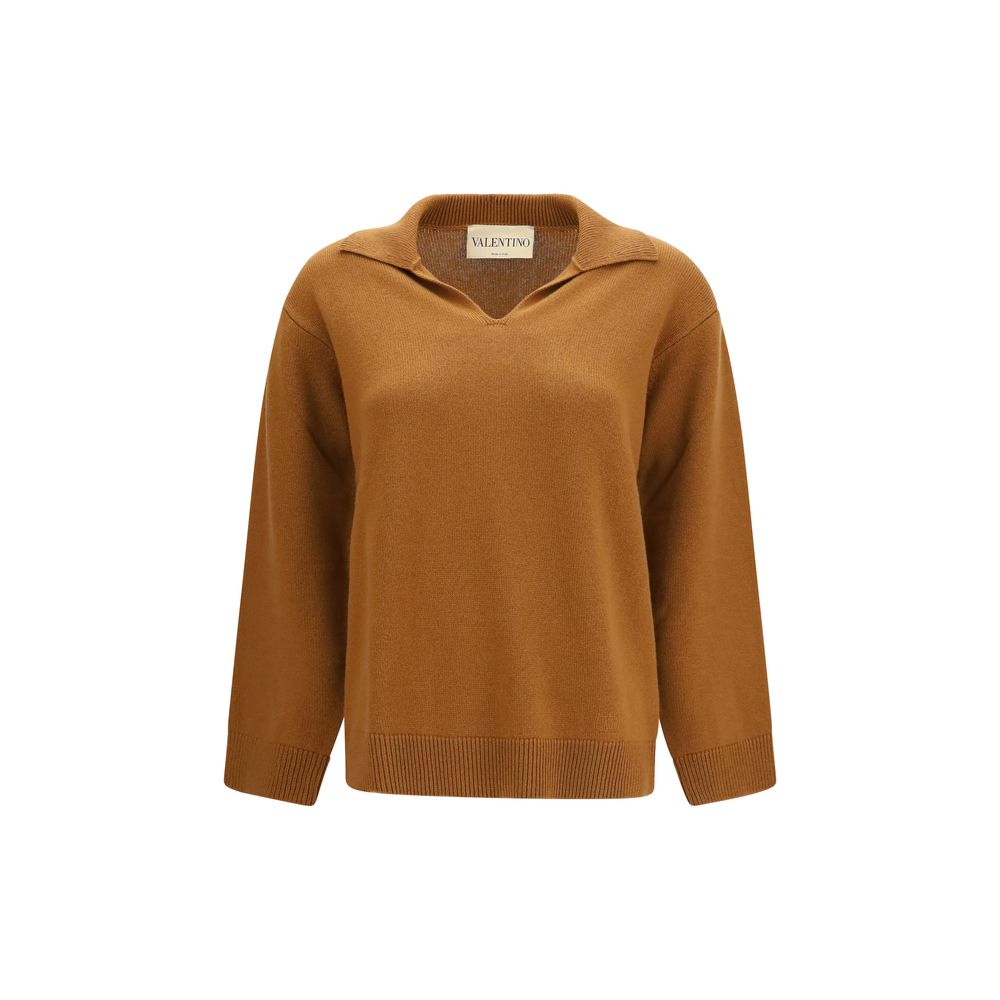 Pull en cachemire marron Valentino