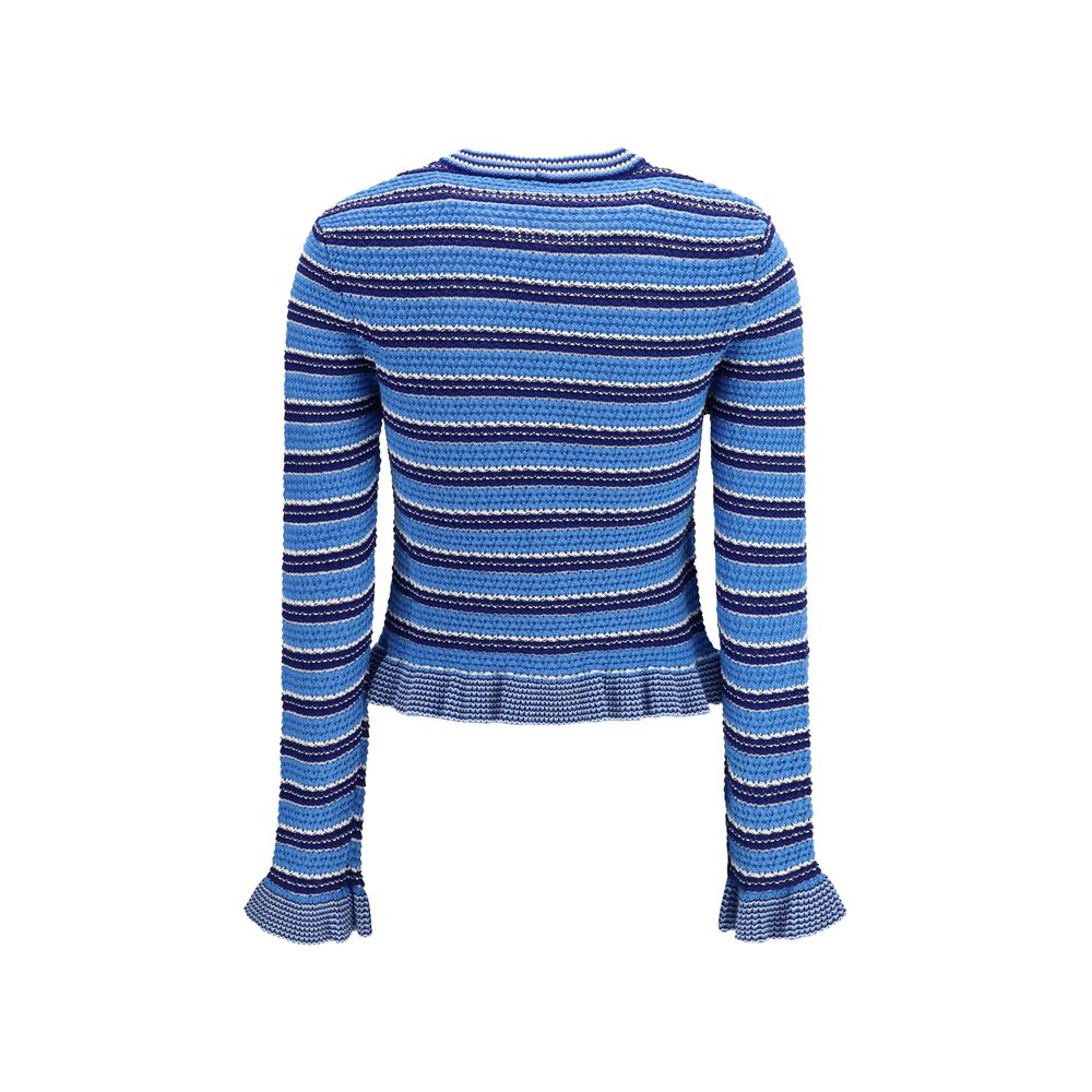 Ganni Blue Cardigan for Women alternate view