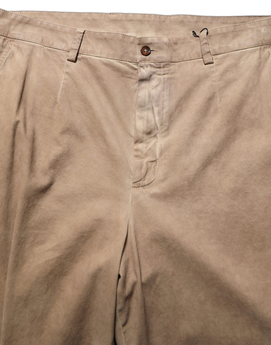 Dolce & Gabbana Beige Cotton Straight Leg Men Trouser Pants