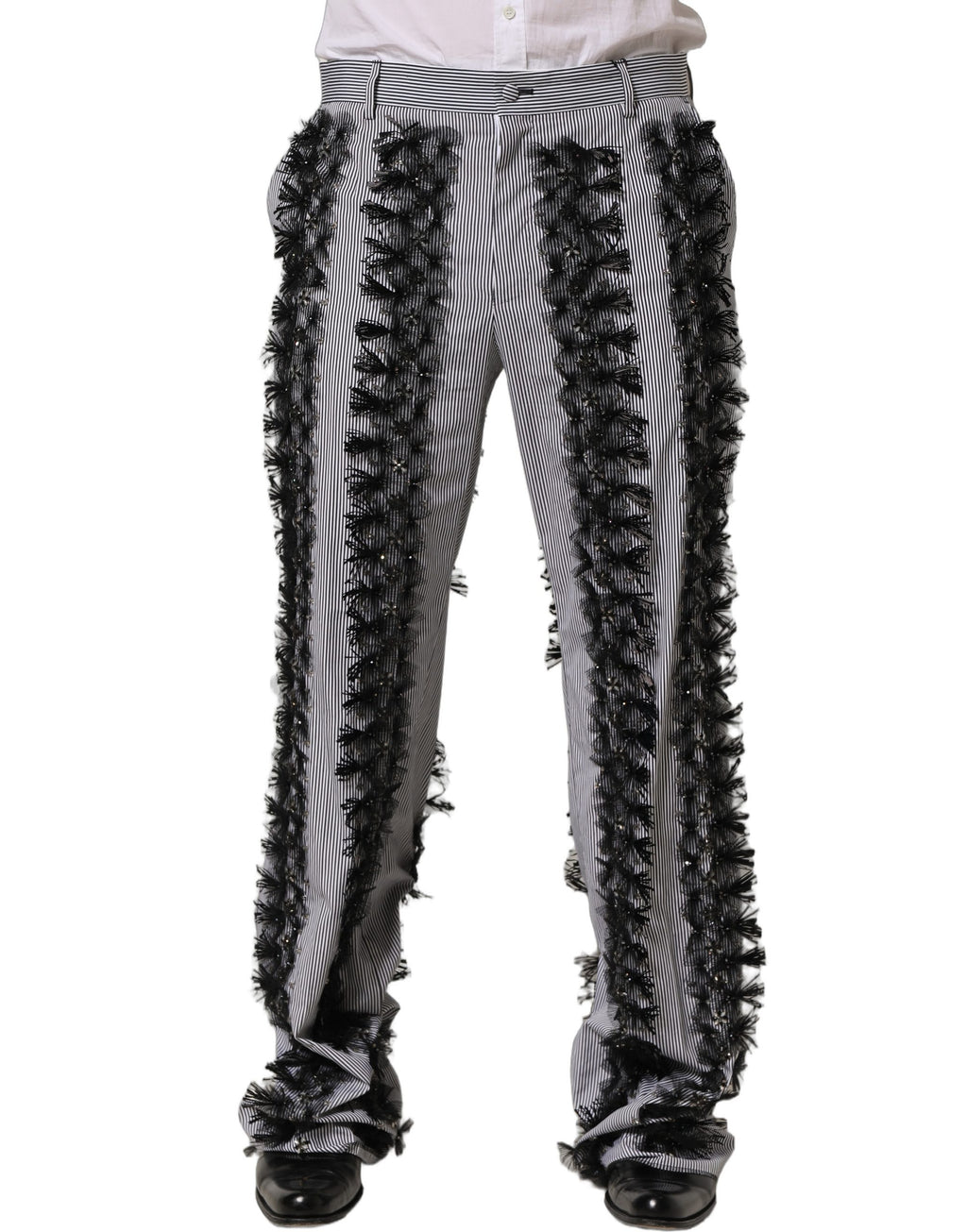 Dolce & Gabbana Grey Dress Pants for Men