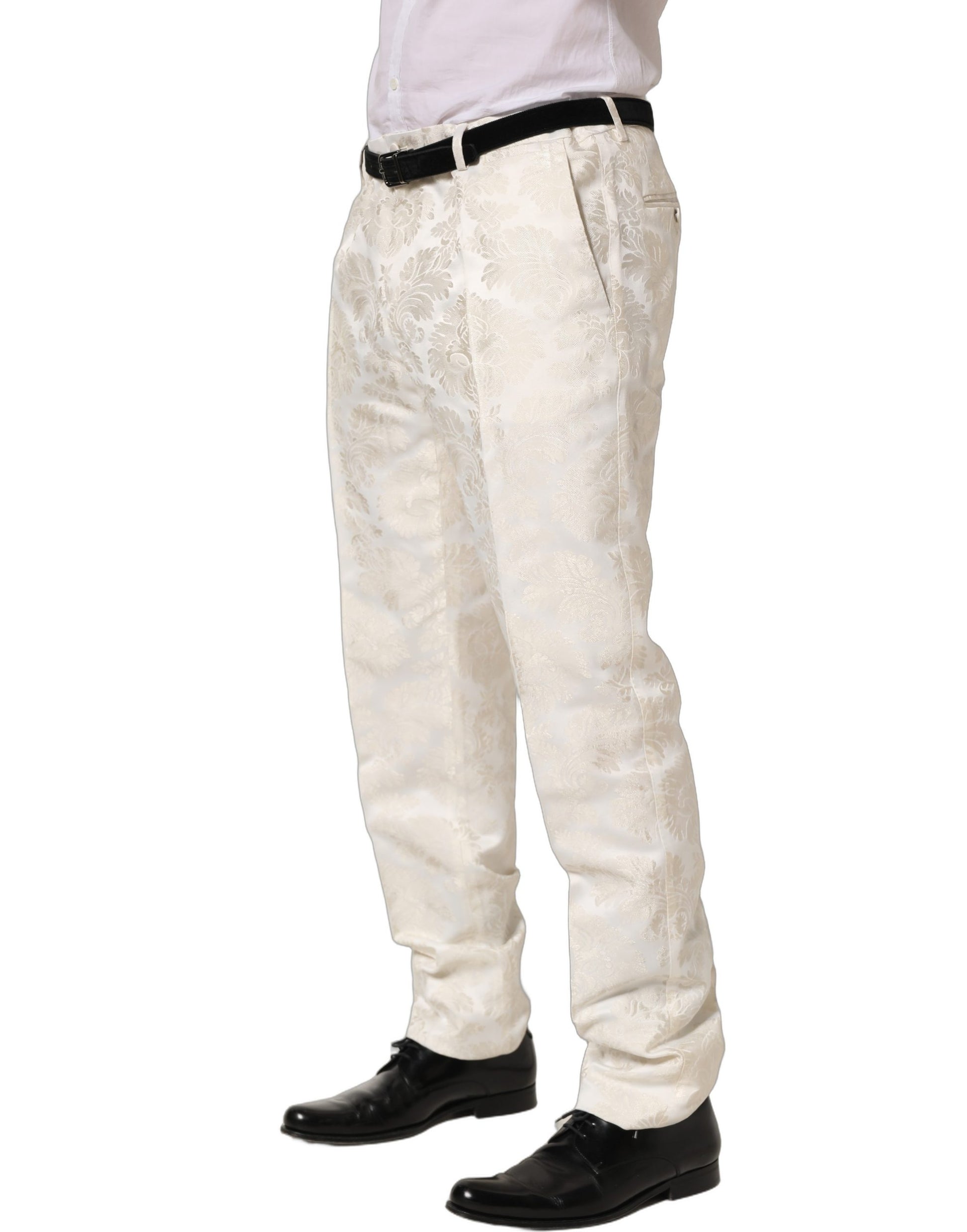 Dolce & Gabbana White Dress Pants for Men detail view