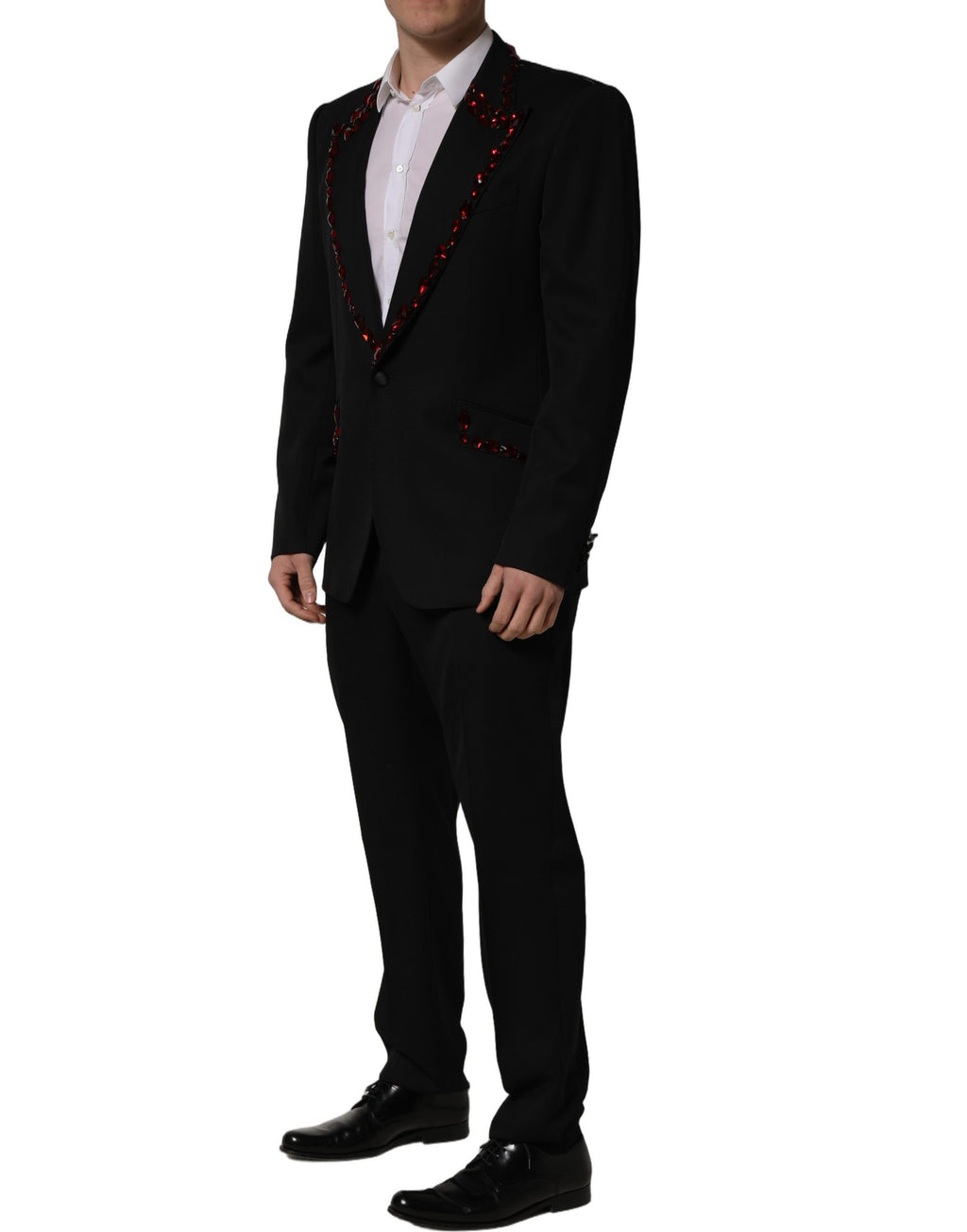 Dolce & Gabbana Black Two Piece Suits for Men detail view