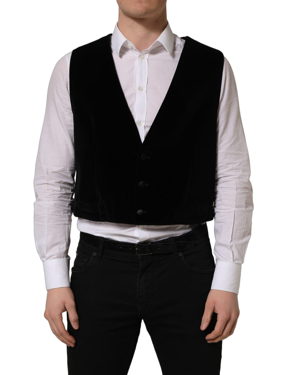 Dolce & Gabbana Black Waistcoats for Men alternate view