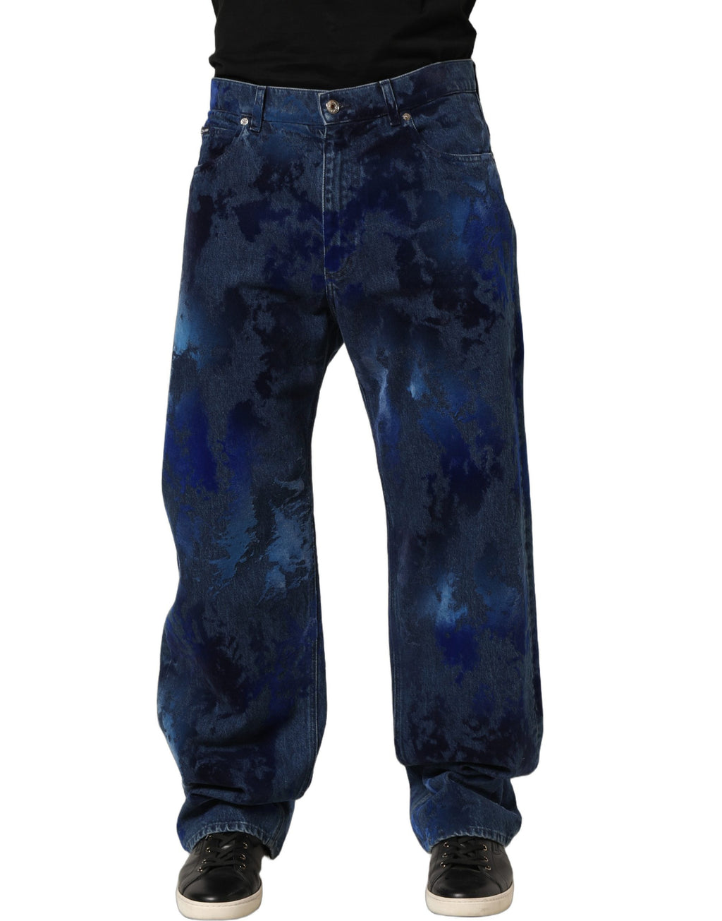 Dolce & Gabbana Blue Straight Leg Jeans for Men alternate view