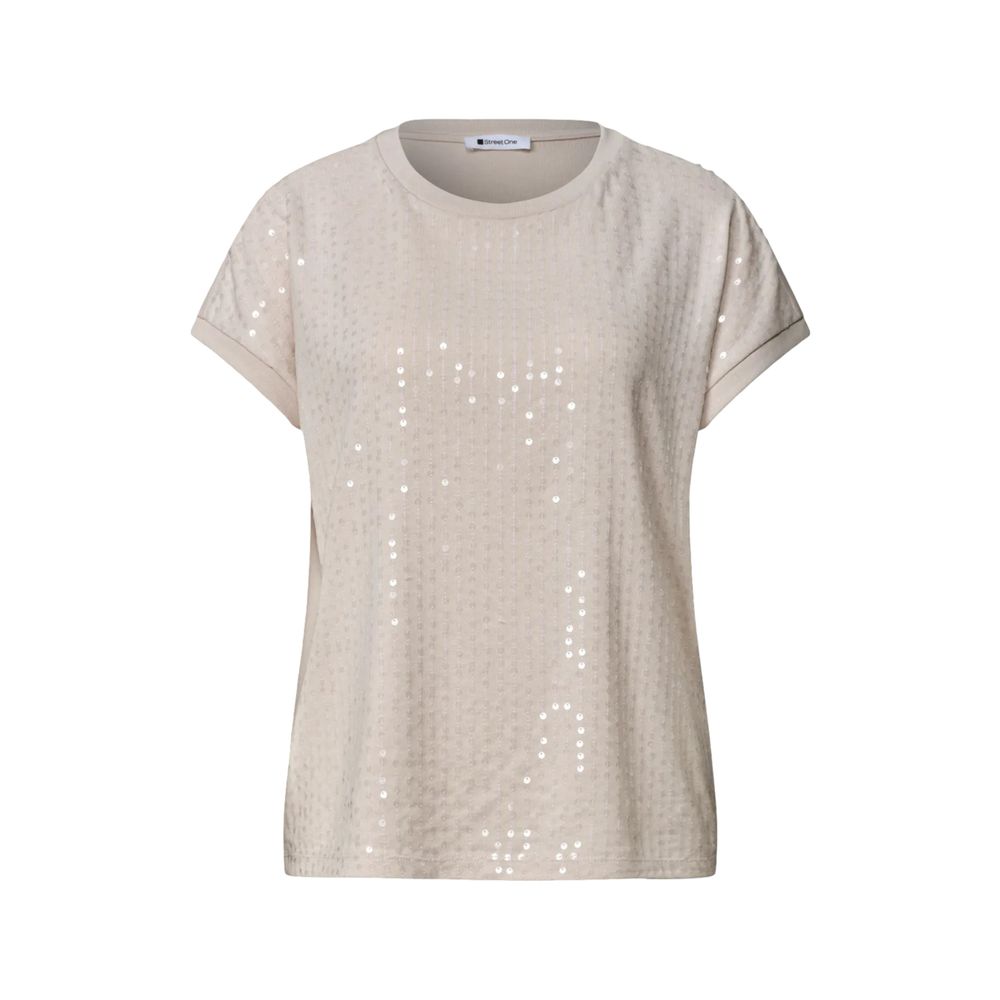 Street One Beige T-Shirt side view