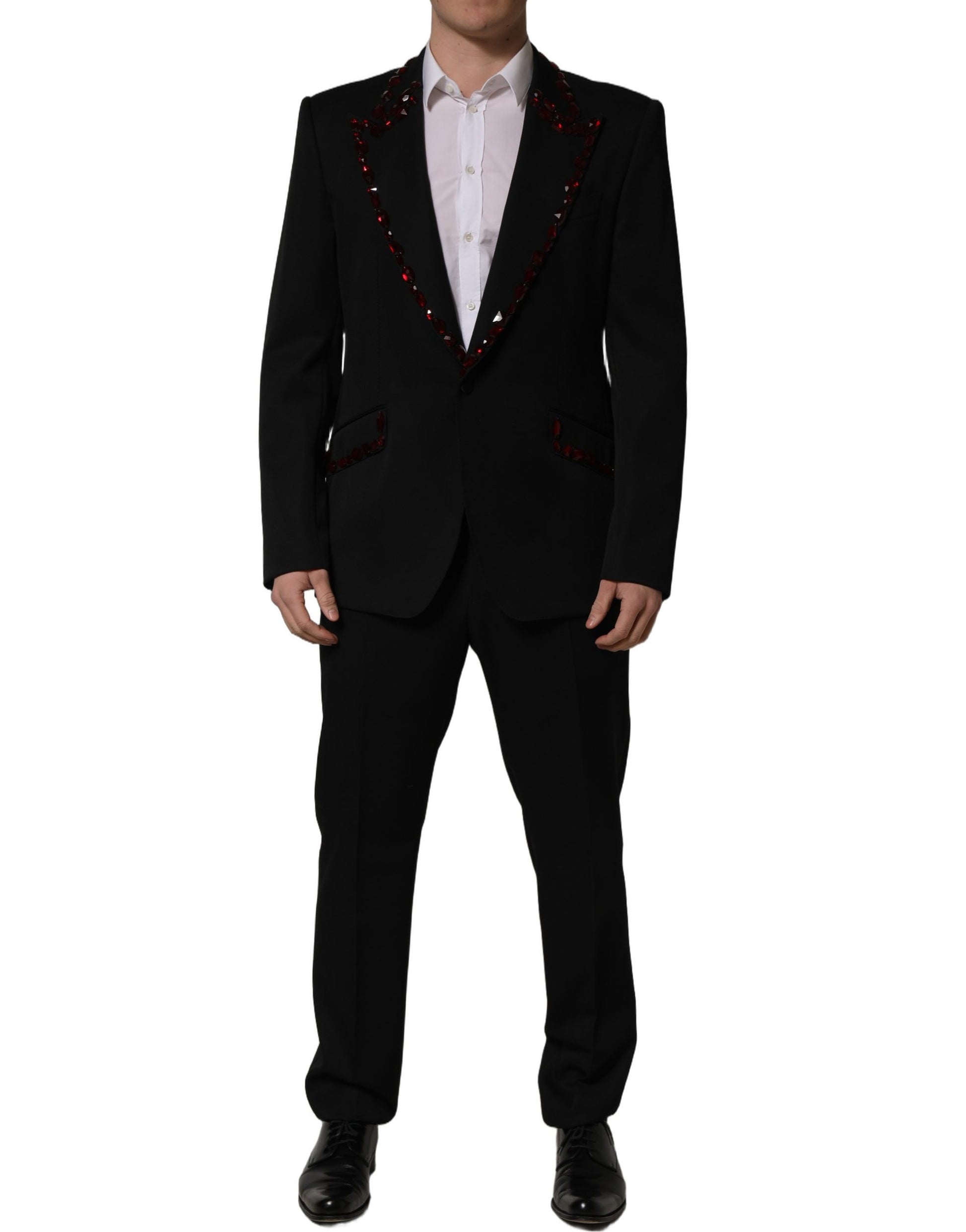 Dolce & Gabbana Black Two Piece Suits for Men