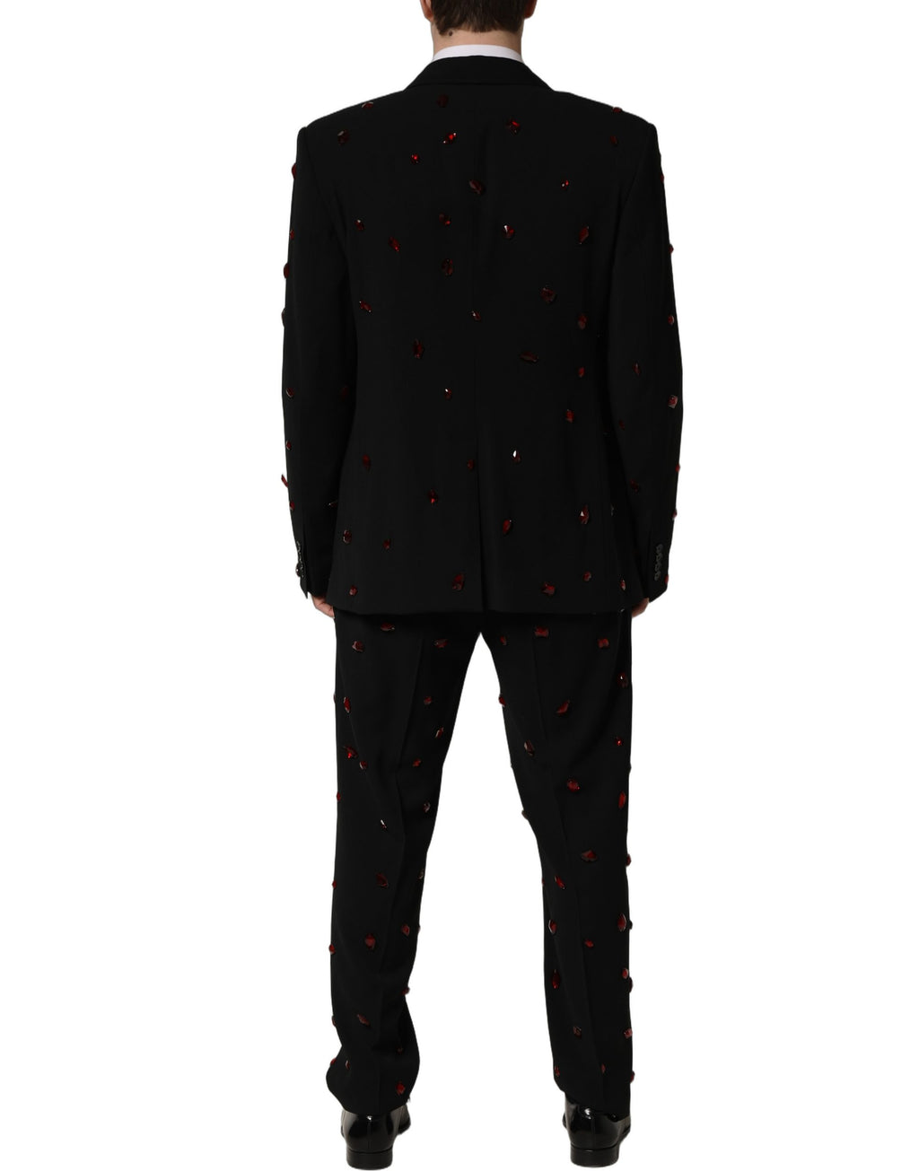 Costume 2 pièces noir orné de cristaux Dolce & Gabbana