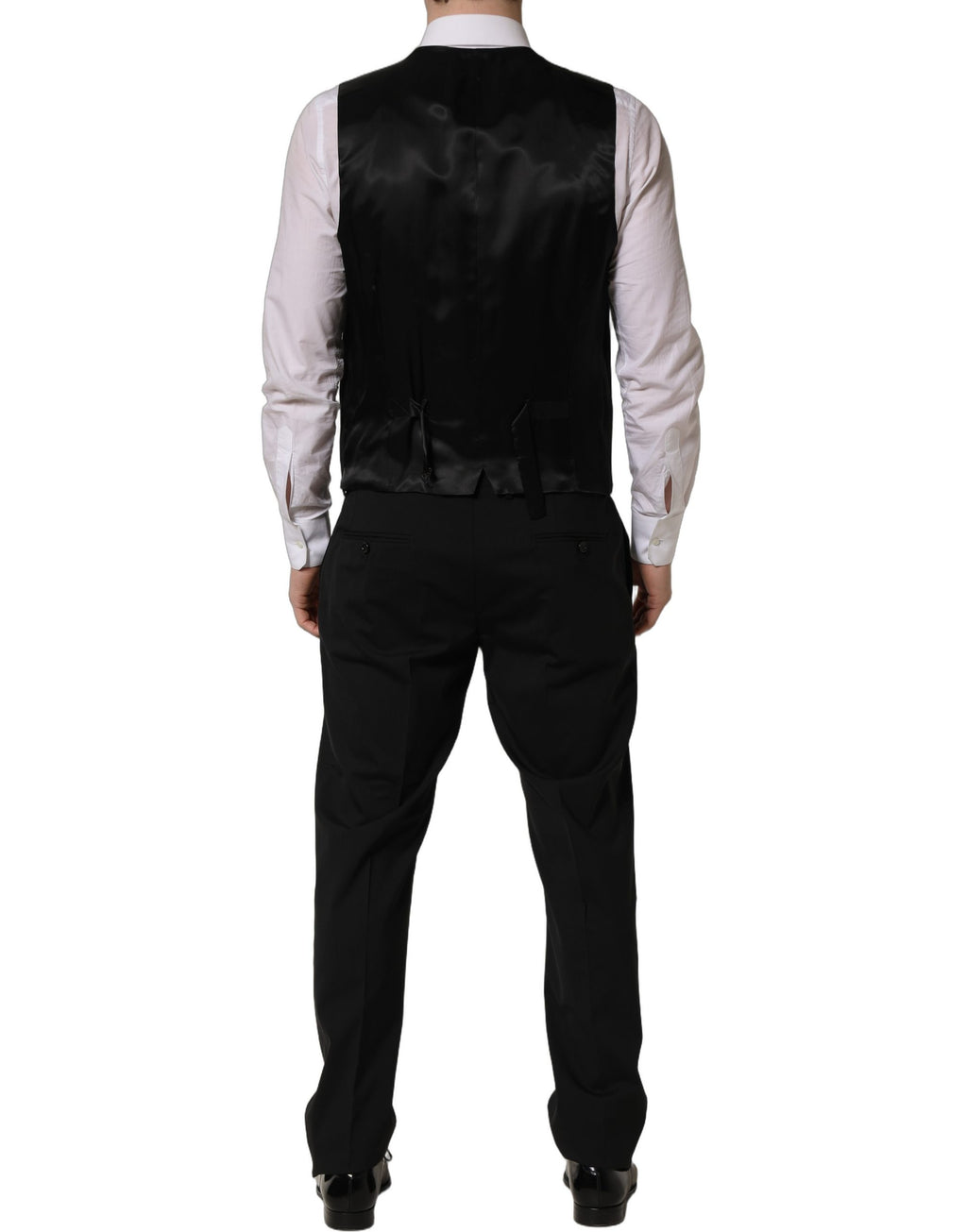 Dolce & Gabbana Black Three Piece Suits for Men
