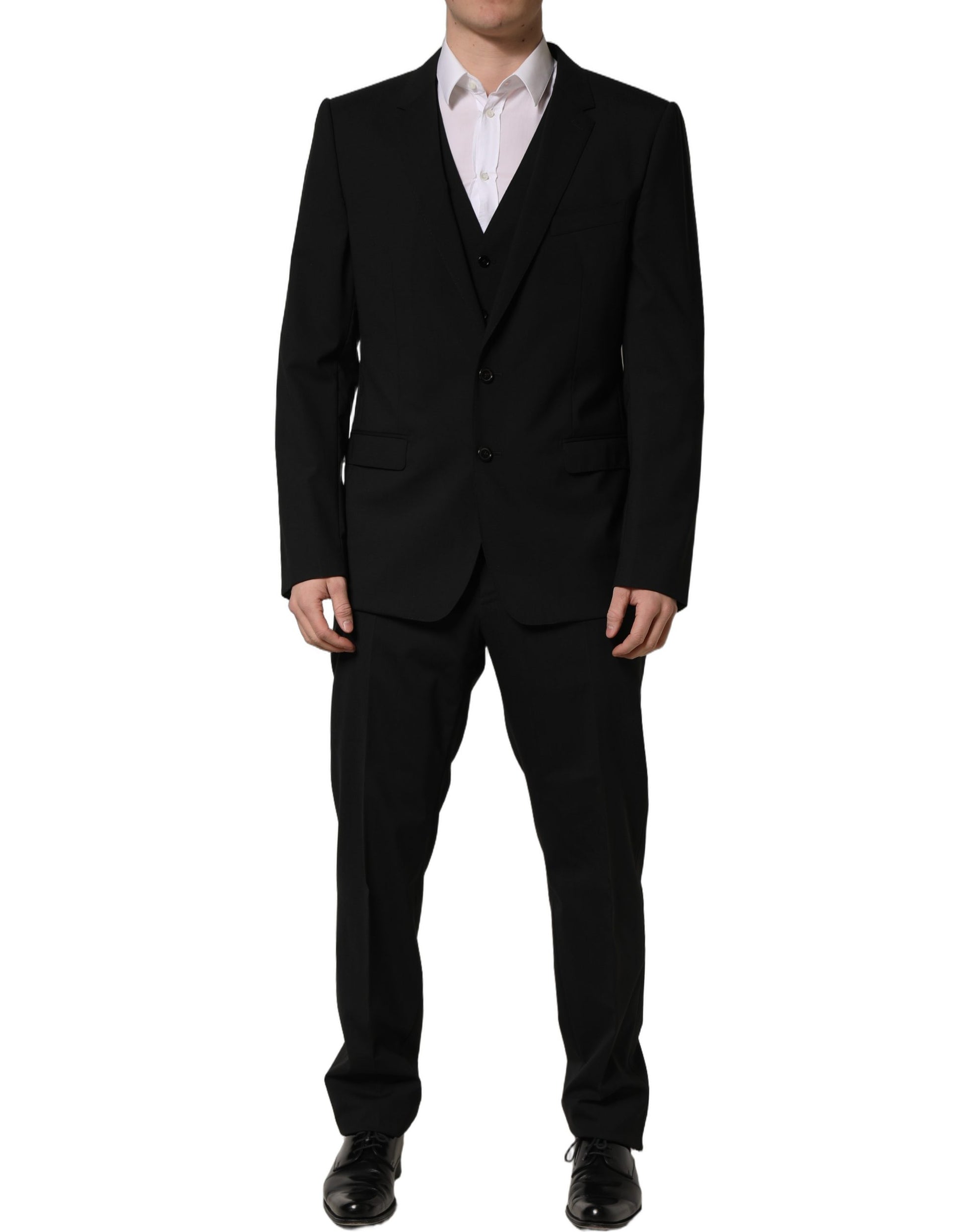 Dolce & Gabbana Black Three Piece Suits for Men additional view