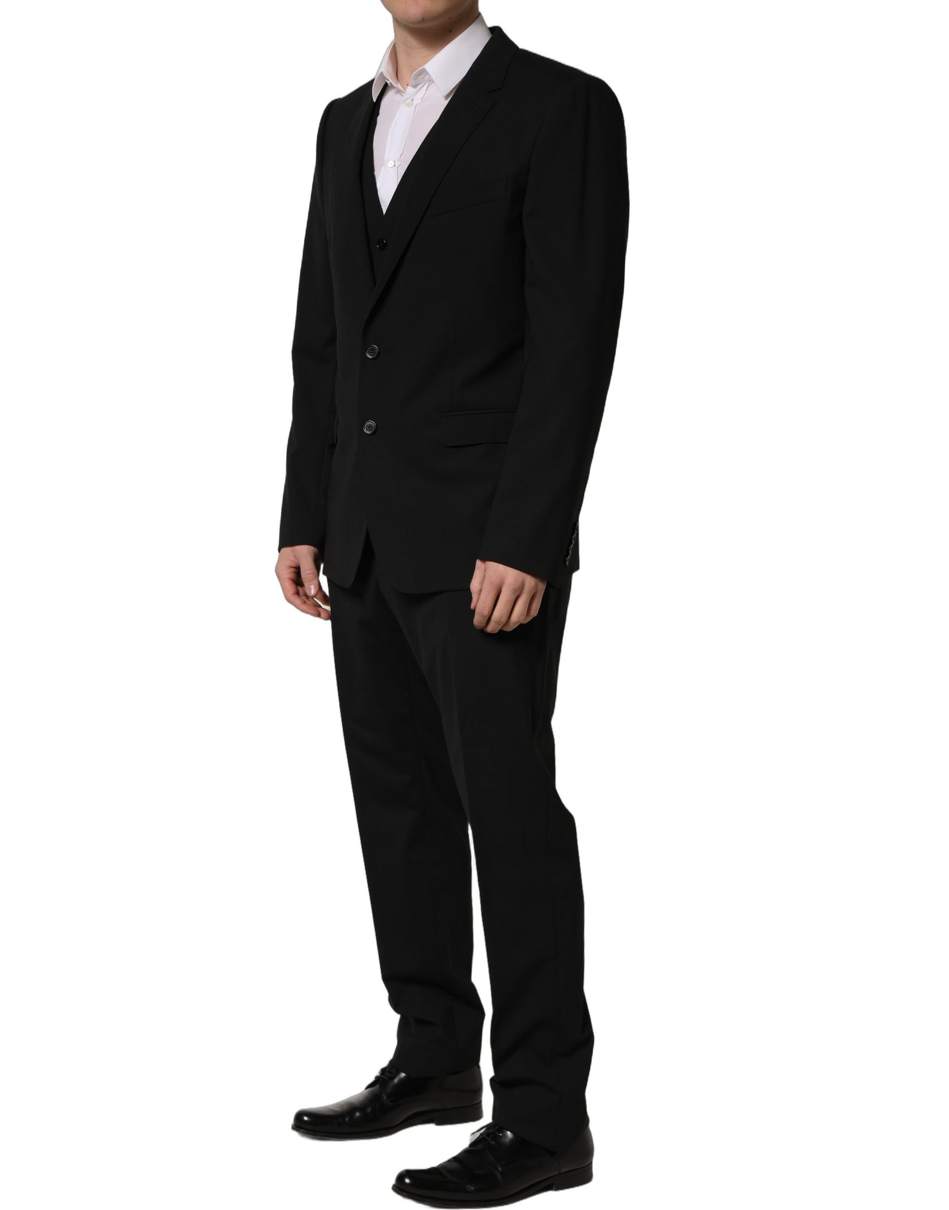Dolce & Gabbana Black Three Piece Suits for Men additional view