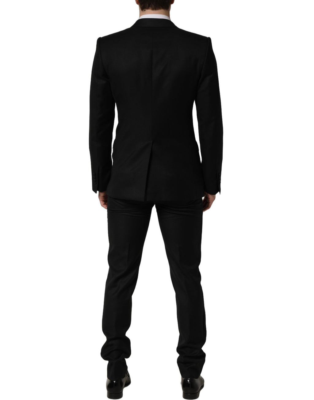 Dolce & Gabbana Black Two Piece Suits for Men side view