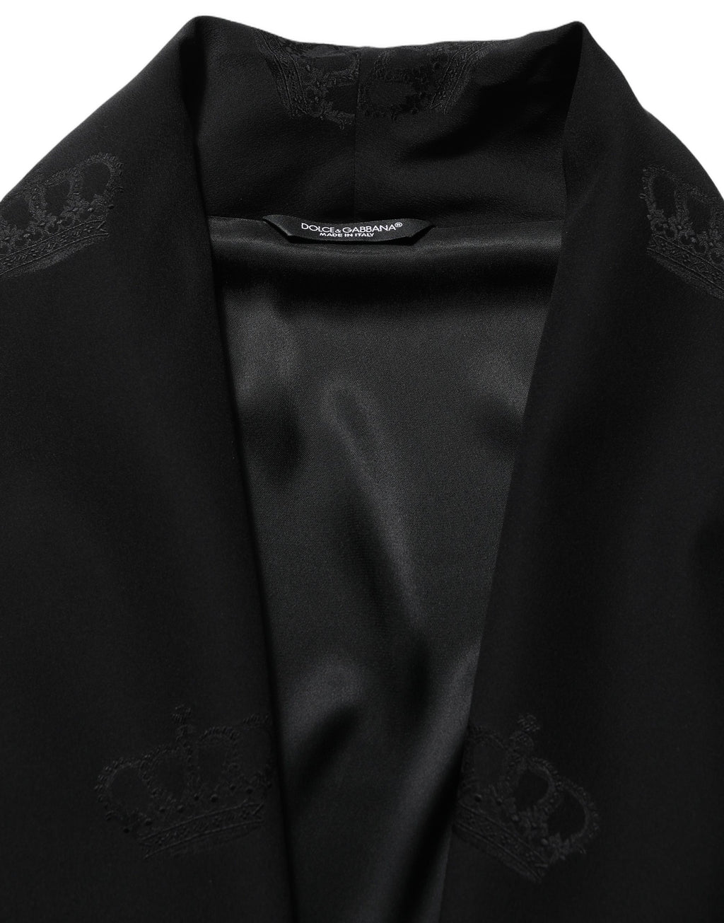 Dolce & Gabbana Black Full Length Jacket for Men additional view