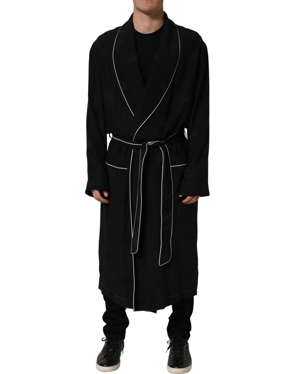 Dolce & Gabbana Black Full Length Jacket for Men alternate view