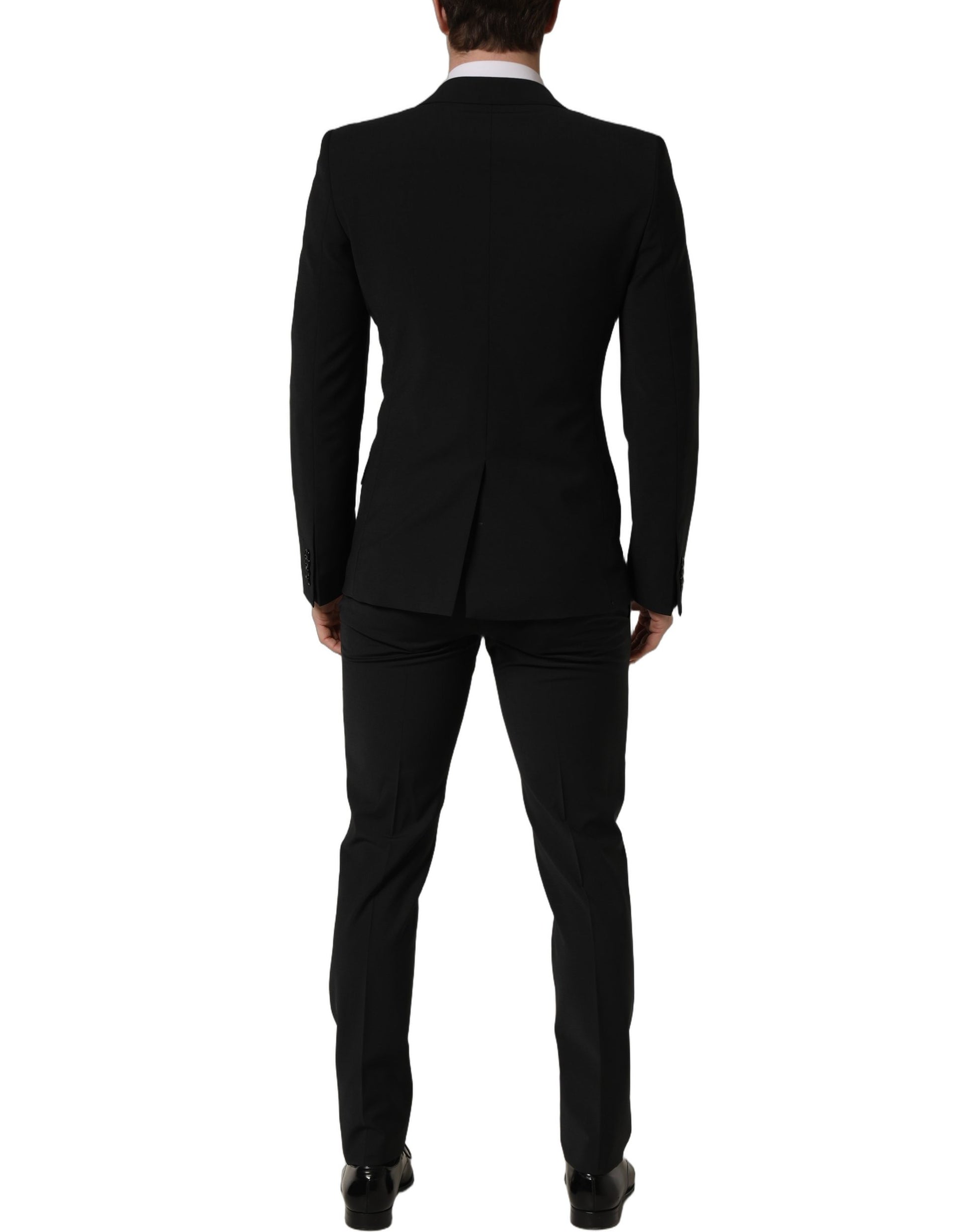 Dolce & Gabbana Black Two Piece Suits for Men side view