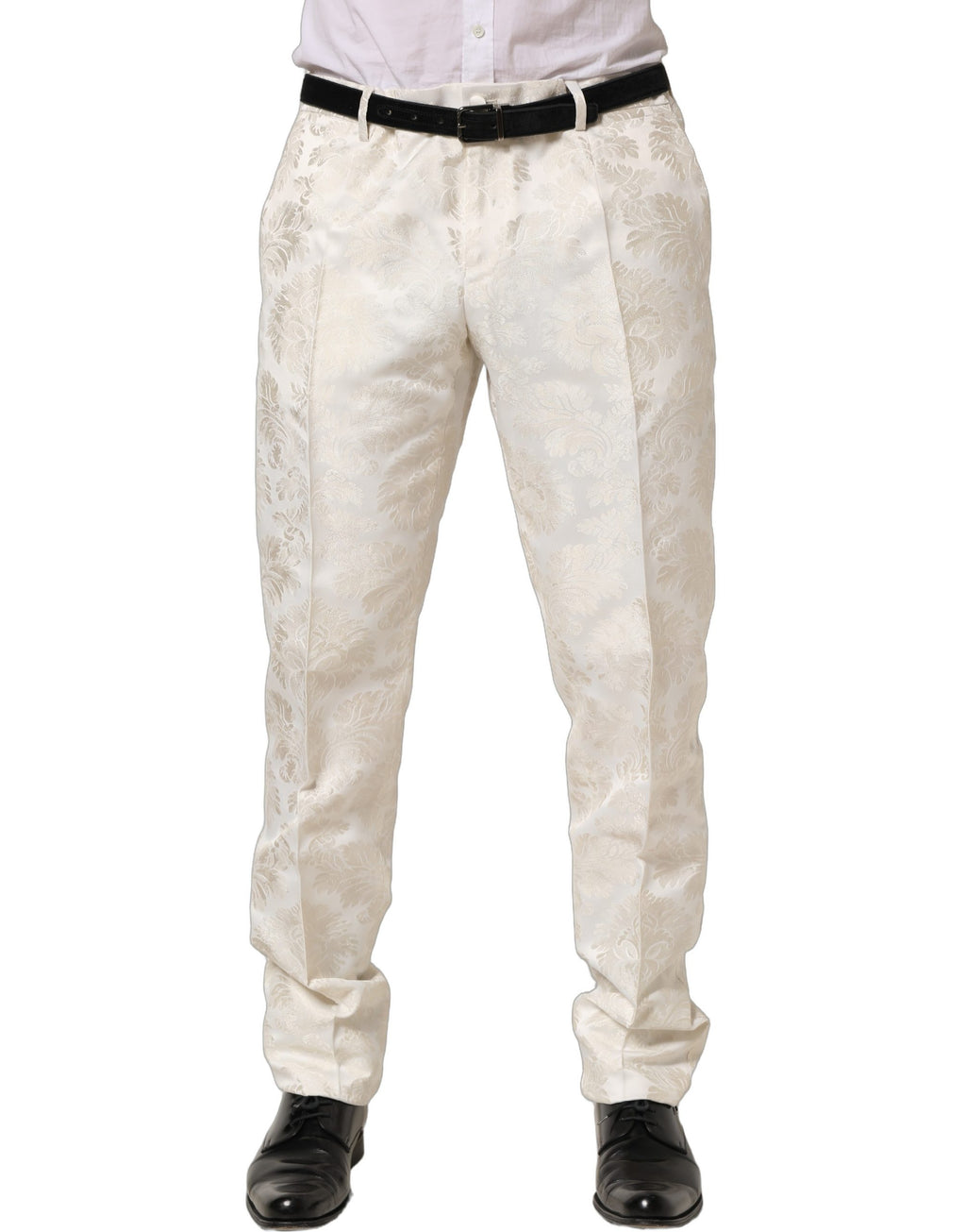 Dolce & Gabbana White Dress Pants for Men