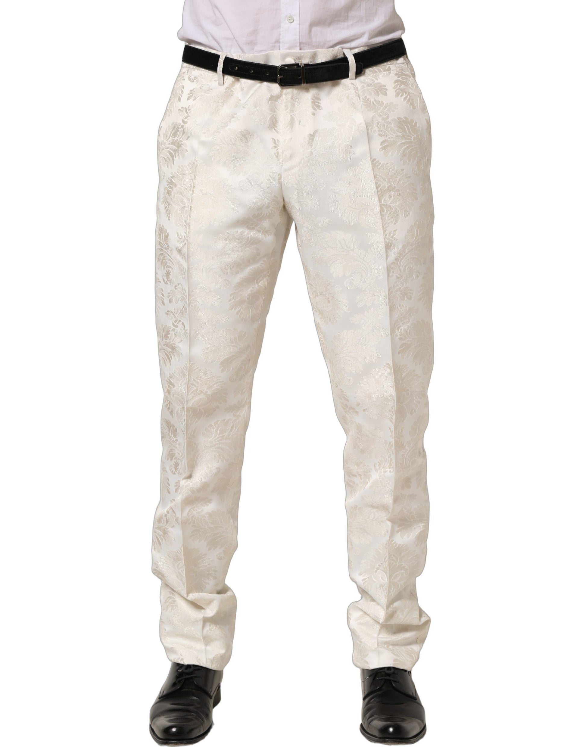 Dolce & Gabbana White Dress Pants for Men
