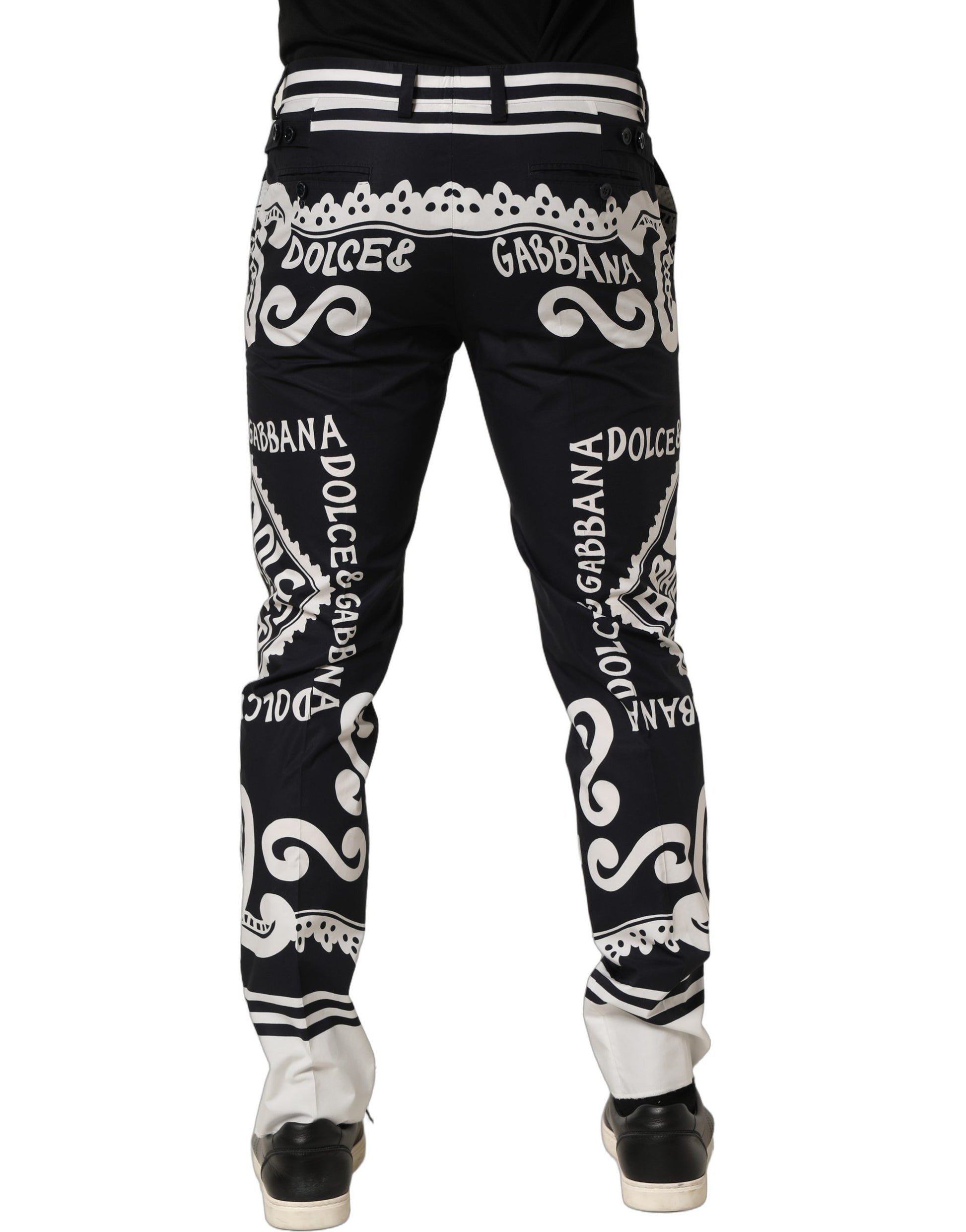 Dolce & Gabbana Black Casual Pants for Women side view