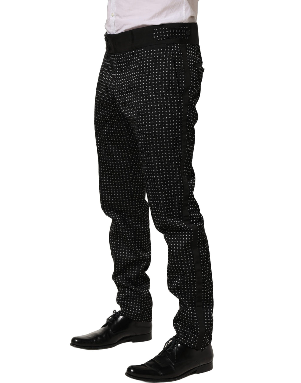 Dolce & Gabbana Black Dress Pants for Men detail view