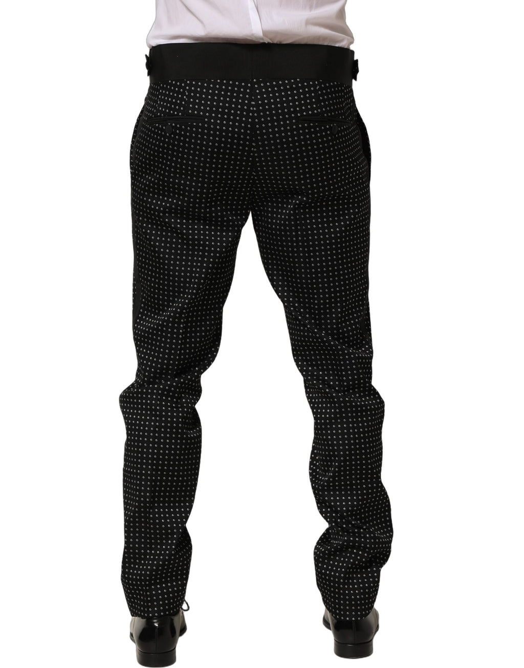 Dolce & Gabbana Black Dress Pants for Men side view