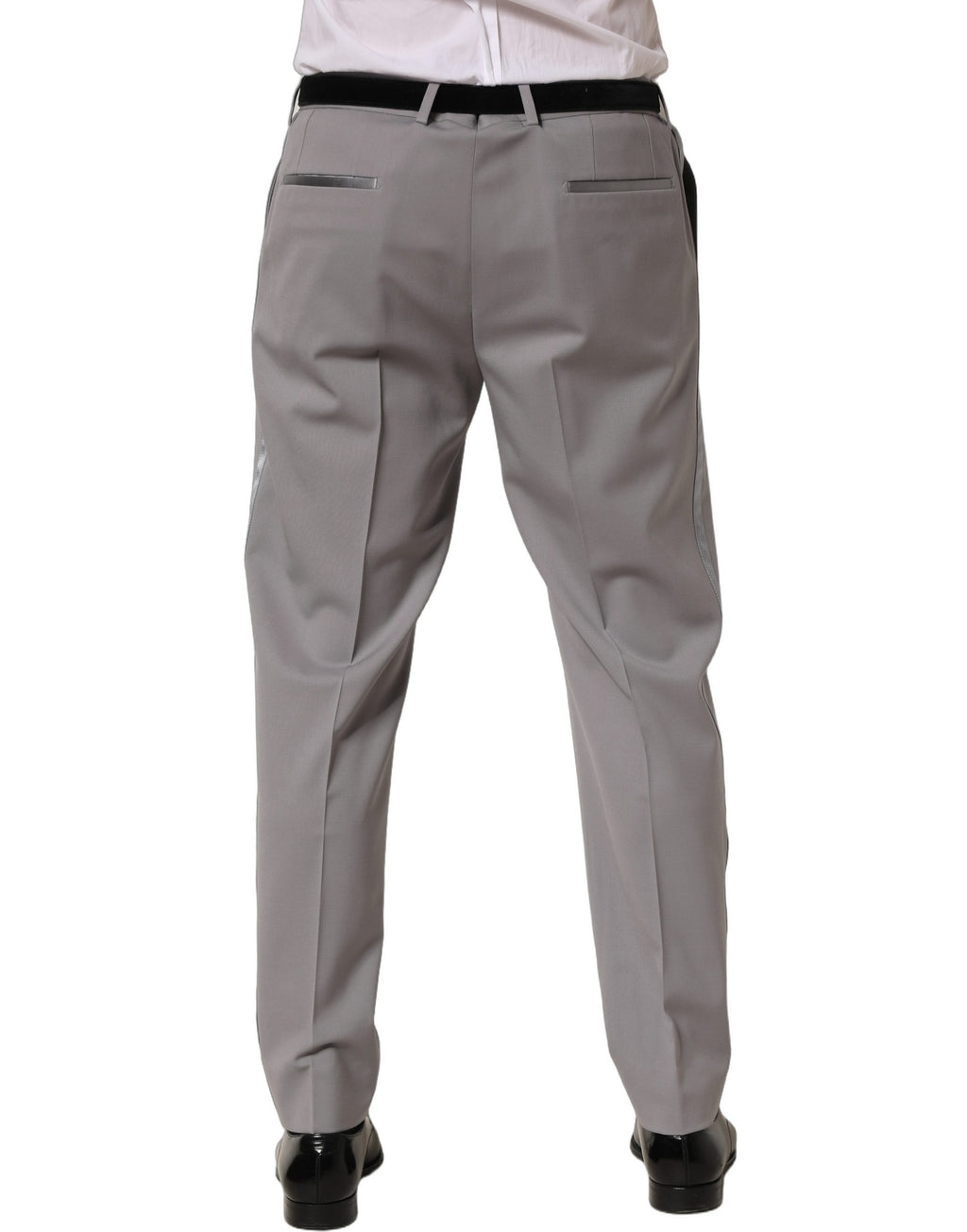 Dolce & Gabbana Grey Dress Pants for Men side view