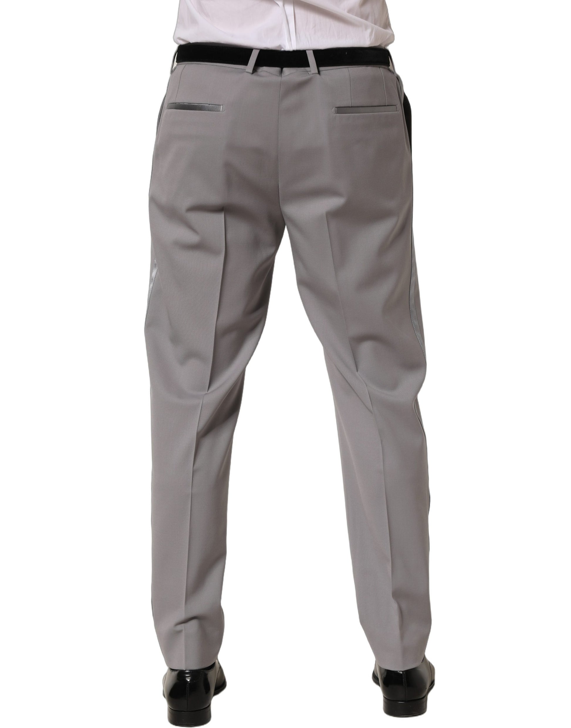 Dolce & Gabbana Grey Dress Pants for Men side view