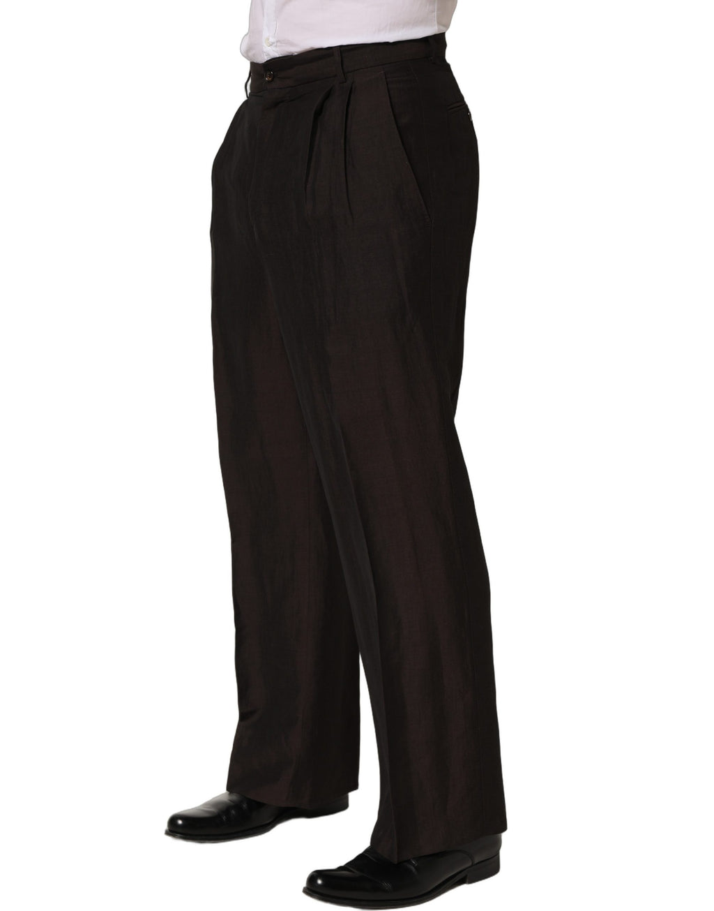 Dolce & Gabbana Brown Dress Pants for Men detail view