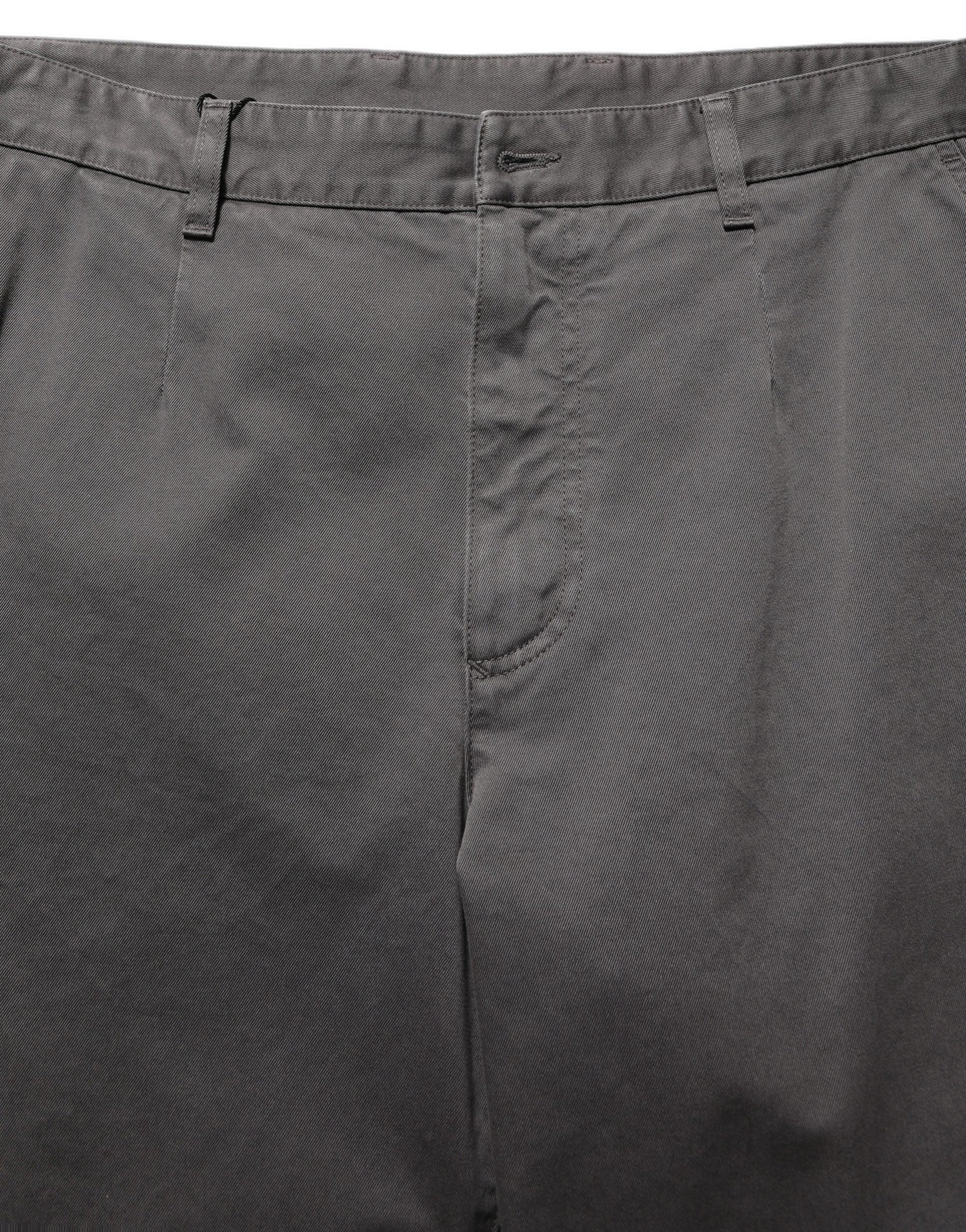 Pantalon droit taille mi-haute gris foncé Dolce & Gabbana pour homme