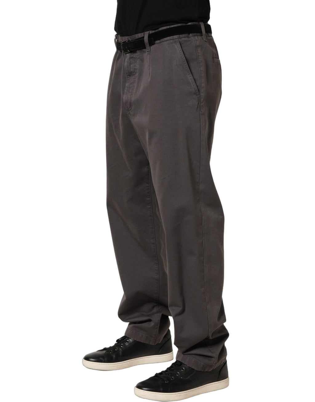 Dolce & Gabbana Grey Casual Pants for Men detail view