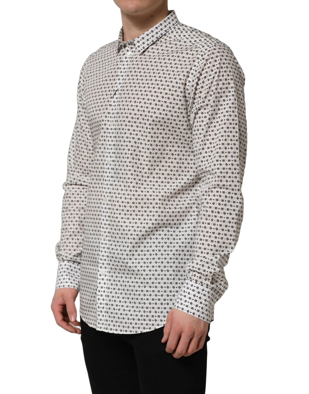 Dolce & Gabbana White Dress Shirt for Men detail view
