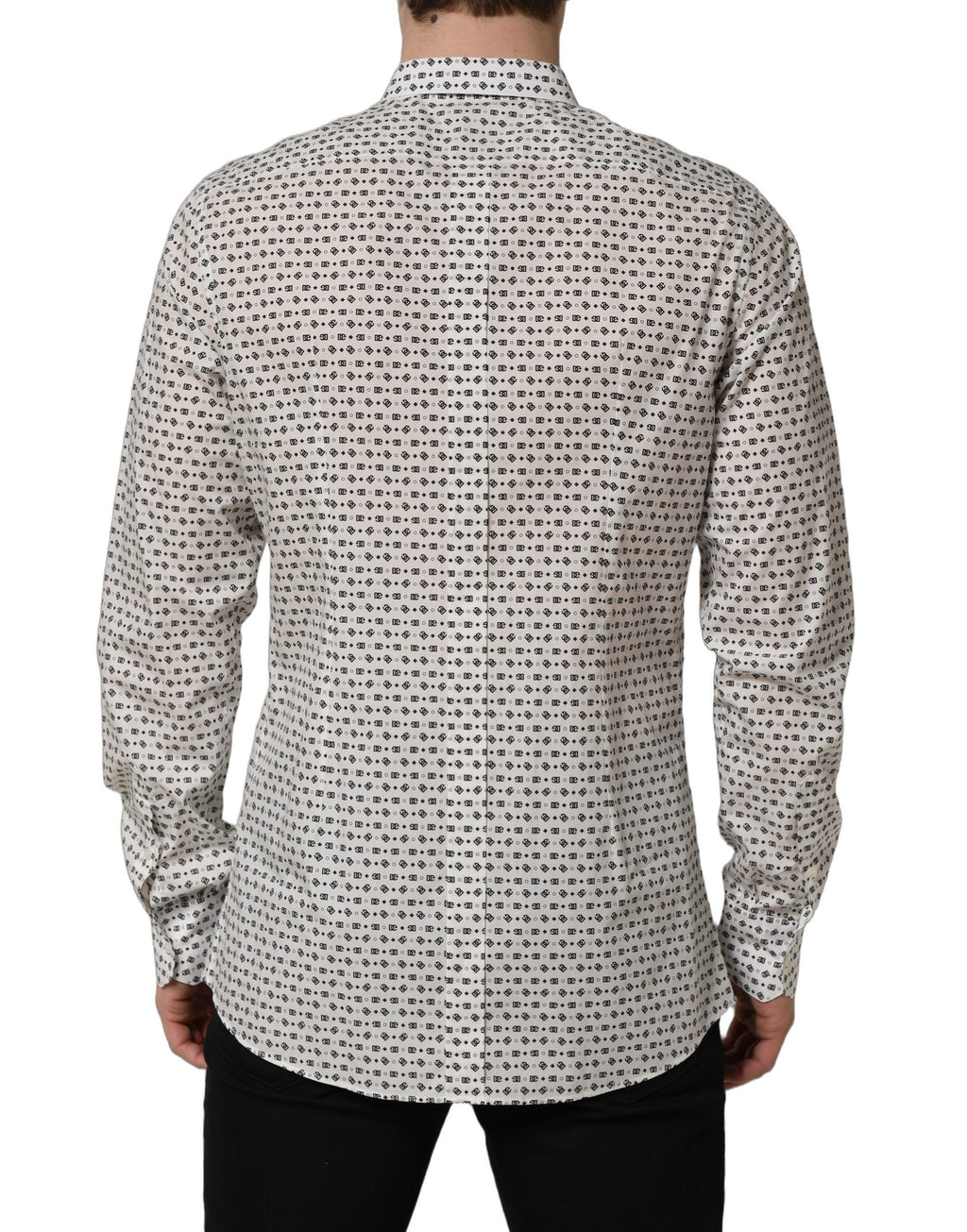 Dolce & Gabbana White Dress Shirt for Men side view