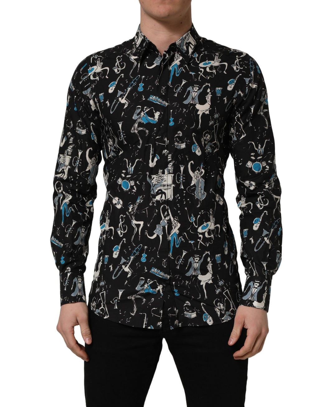 Dolce & Gabbana Black Dress Shirt for Men alternate view
