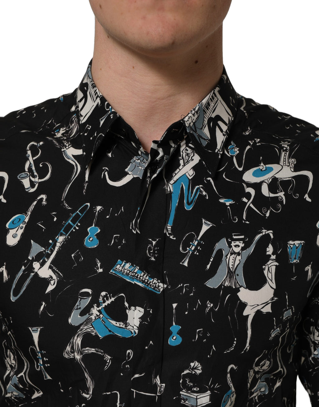 Dolce & Gabbana Black Dress Shirt for Men additional view