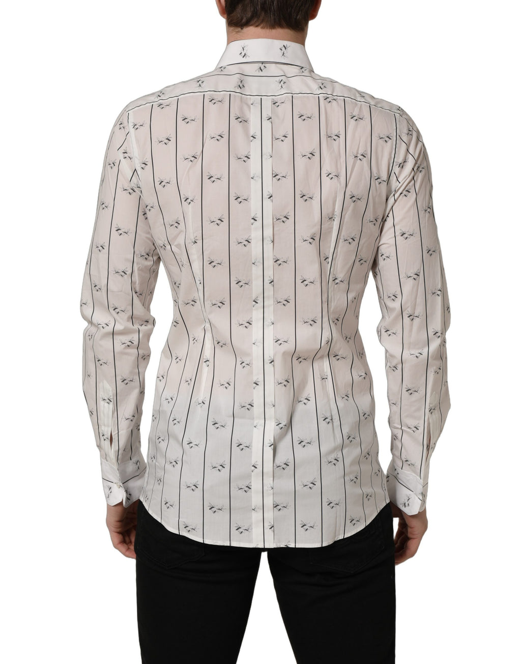Dolce & Gabbana White Dress Shirt for Men side view