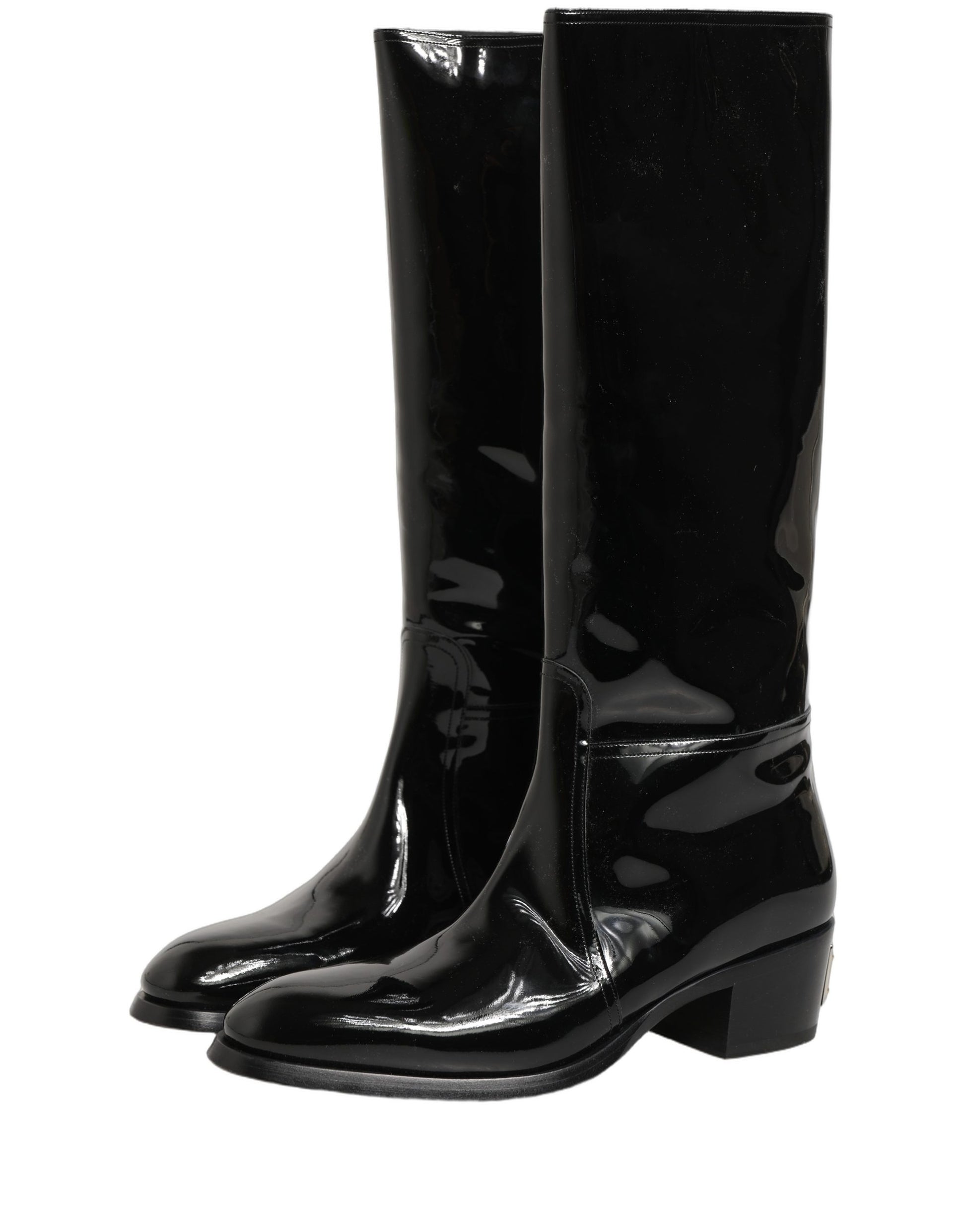 Dolce & Gabbana Black High Heel for Men side view