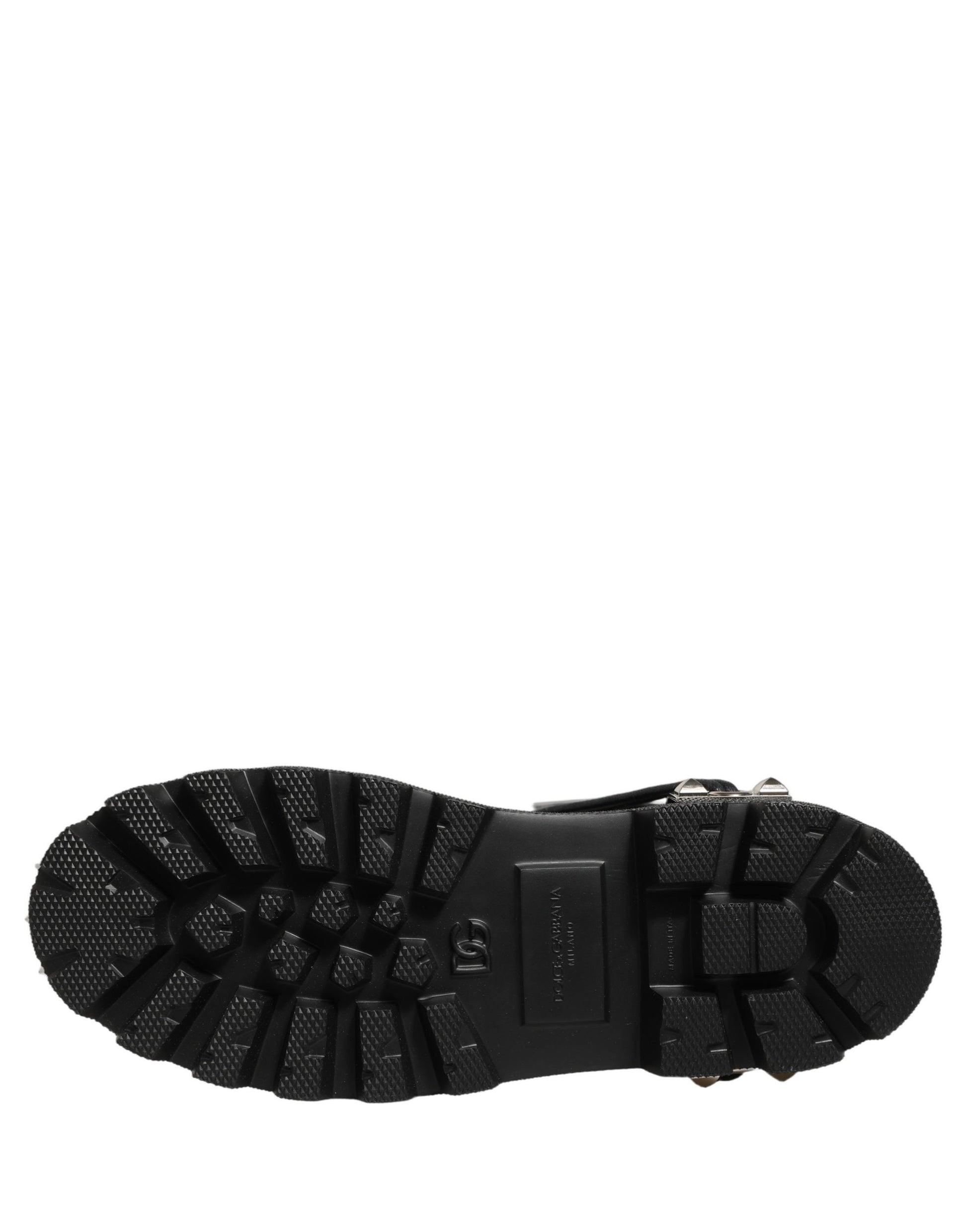 Dolce & Gabbana Black Lace Up Boots for Men additional view
