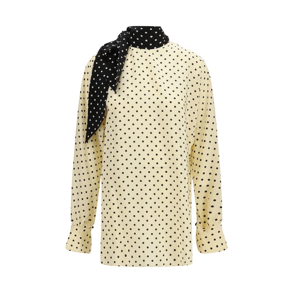Chemisier en Soie Beige Valentino