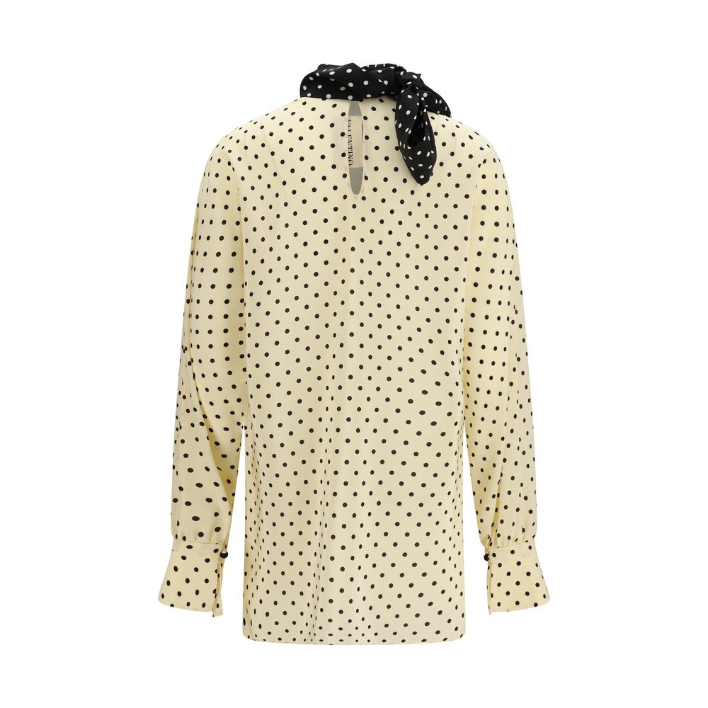 Chemisier en Soie Beige Valentino