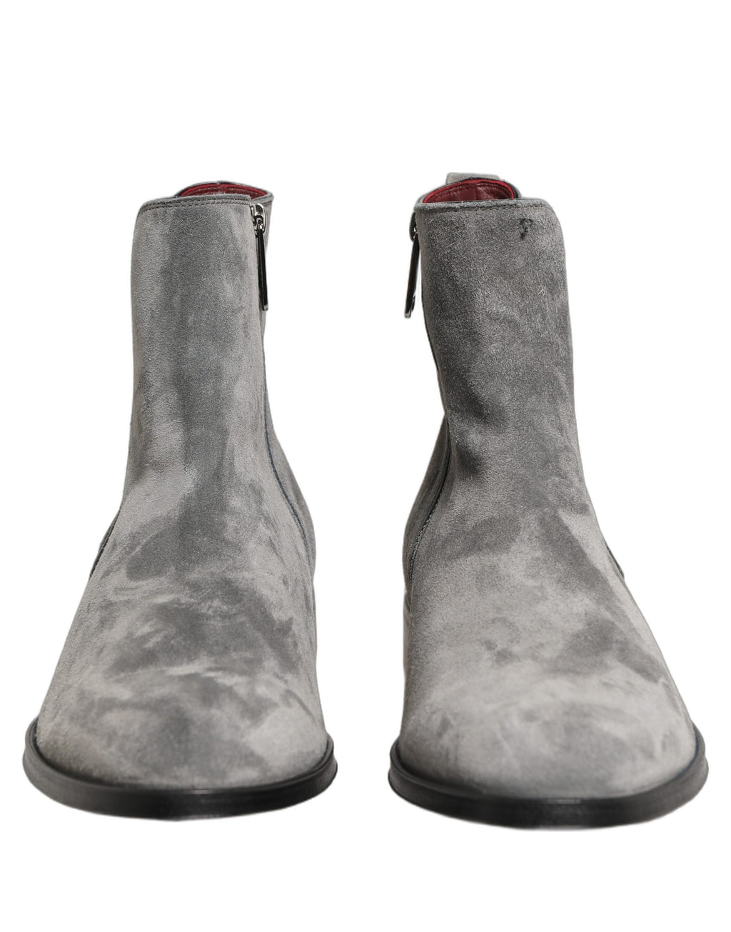Chaussures Bottines Chelsea Dolce & Gabbana en Daim Gris