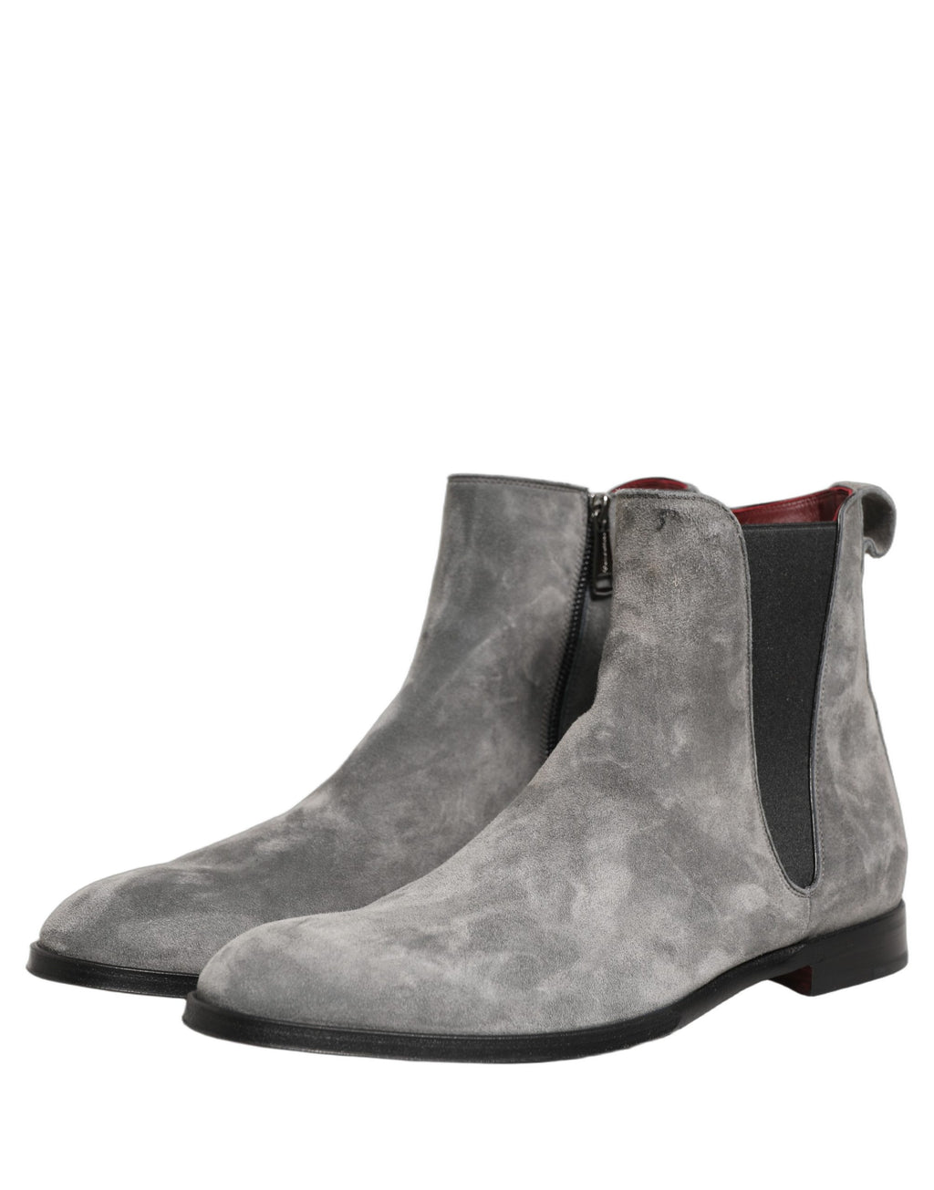 Chaussures Bottines Chelsea Dolce & Gabbana en Daim Gris