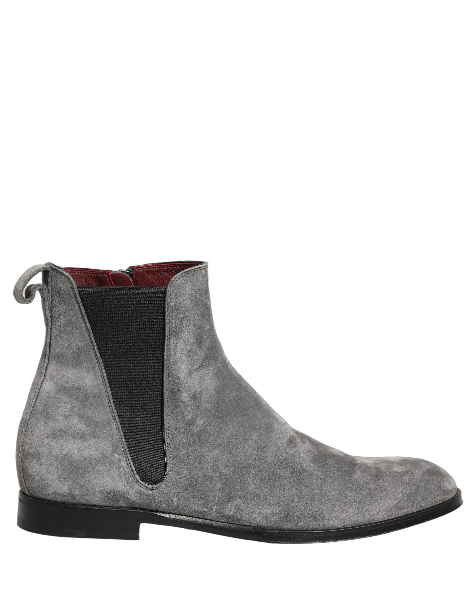 Chaussures Bottines Chelsea Dolce & Gabbana en Daim Gris