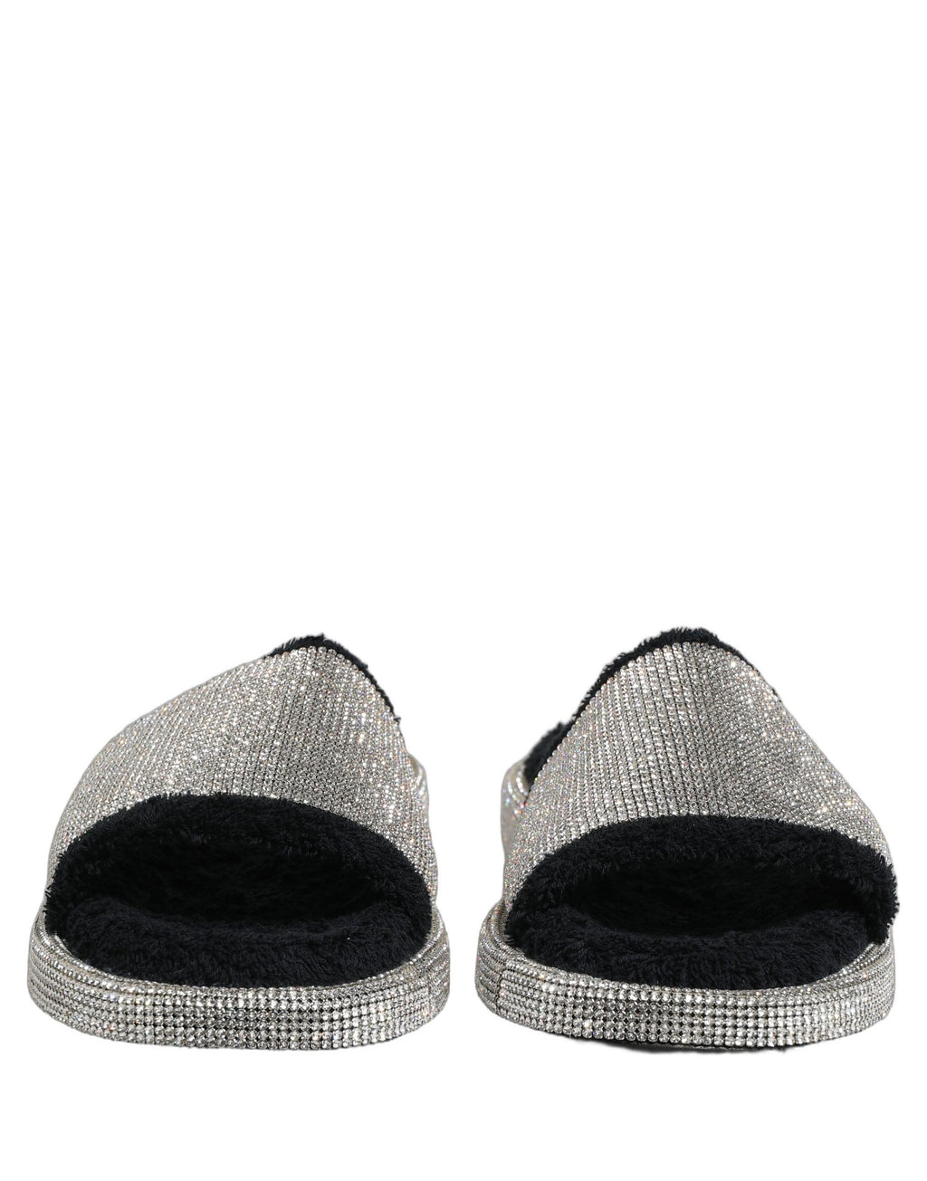 Dolce & Gabbana Black Slides for Men detail view