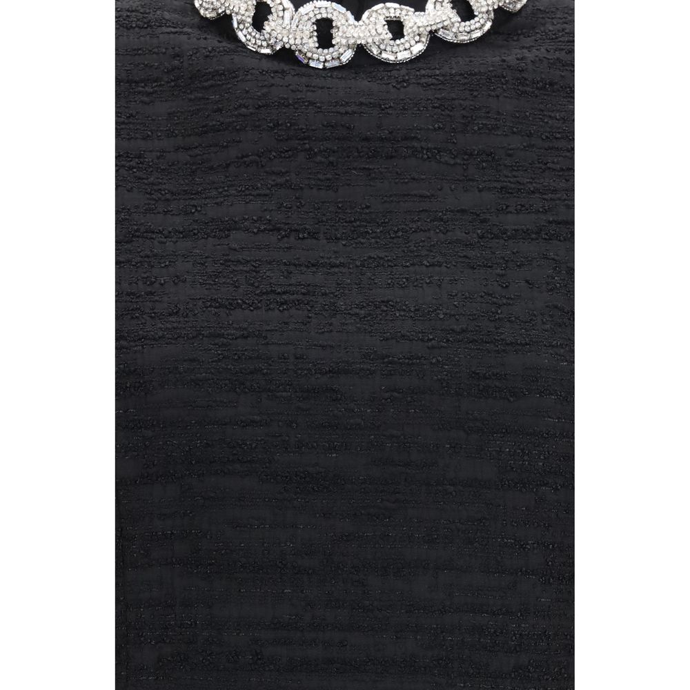 Robe décontractée Valentino en coton noir